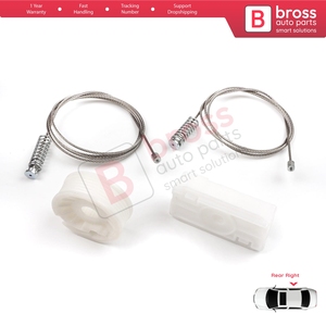BWR1152ชุดซ่อมกระจกหน้าต่างด้านหลังขวาสำหรับ A4 S4 B6 B7 8H7 8HE 2002-2009 8H0839398 2ประตู CC Cabriolet - Product Image 5