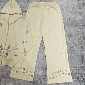 Survêtements pour adultes de qualité supérieure, lavage à l'acide, streetwear d'hiver, 100% coton, personnalisable, taille plus, uni, respirant, vente en gros - Product Image 3