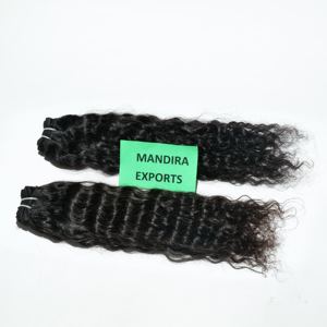 Cuticle Aligned Vendor's 100% Virgin Raw Indian Remy <b>Hair</b> Bundle 8-32 Inch Long <b>Curly</b> Loose Deep Wave Human <b>Hair</b> Extensions - Product Image 1