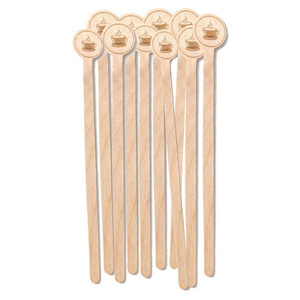 Modern & Classic Design Logo Stirrer for <b>Coffee</b> <b>Tea</b> Round <b>Tea</b> <b>Tool</b> for Mixing Customizable Cup Shape Classic Bag Style Home Use - Product Image 1