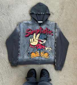 Sudaderas Casuales para Hombre de Algodón Mezclado con Nuevo Diseño, MOQ Bajo, Sudaderas con Cremallera y Estampado DTF para Hombre a Precio de Mayoreo, Hechas en Pakistán - Product Image 4