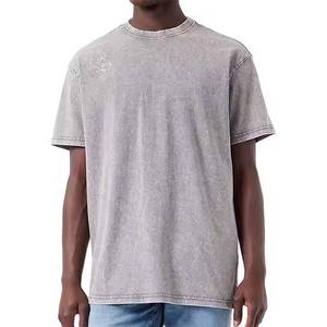 Camisetas de verano 2025 con cuello redondo para hombre, Unisex, de alta calidad, 100% de algodón, logotipo personalizado, diseño de moda, estilo de punto suave y transpirable - Product Image 1