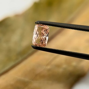 Anillo suelto de diamante cultivado en laboratorio de corte radiante rosa de 0,62 quilates, forma de Esmeralda, certificado IGI para fabricación de joyas de aniversario, Diamante CVD - Product Image 6