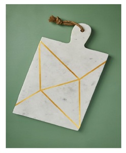 Tabla de cortar de bambú de mármol blanco y madera de diseño personalizado Natural de alta calidad para utensilios de cocina corte de frutas y verduras - Product Image 5