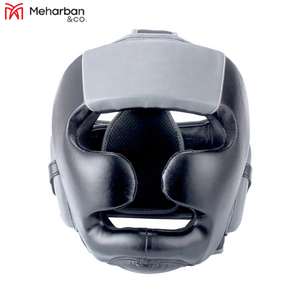 Meilleur prix bonne qualité cuir Mma boxe couvre-chef garde équipement de protection - Product Image 5