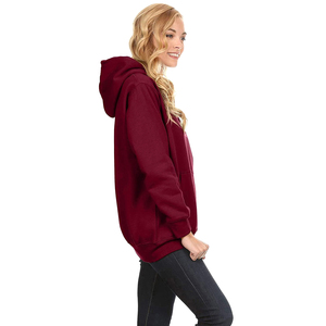 Sudadera con capucha de gran tamaño para mujer de algodón 100% más vendida, jersey con logotipo personalizado OEM con cuello frontal de invierno transpirable, patrón impreso en 3D - Product Image 4