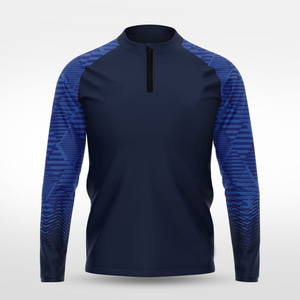Chemises à manches longues à fermeture éclair sur le côté, réversibles, pour le sport, personnalisables, écologiques, légères, respirantes - Product Image 3