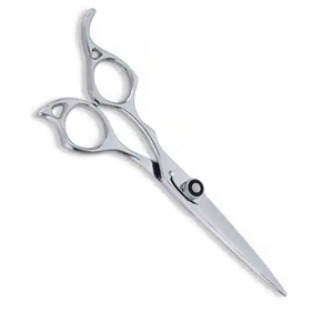 Haute qualité miroir polonais rasoir bord pointu ciseaux de coiffeur métal acier coupe de cheveux ciseaux de Salon avec vis réglable - Product Image 6