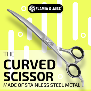 Juego de tijeras de aseo para mascotas veterinarias en forma de animal plateado de 7,5 pulgadas, dientes de espina de pescado de acero inoxidable con 4 tijeras - Product Image 2