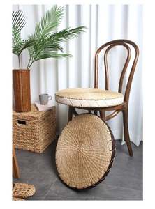 Pouf en jonc de mer naturel tressé à prix abordable pour la décoration de la maison et du jardin – Fournisseur vietnamien - Product Image 2