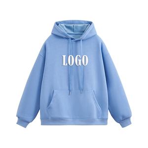 High Quality Custom Basics Pullover <b>Black</b> <b>Plain</b> Drawstring <b>Hoodies</b> Men 100% Cotton - Product Image 3