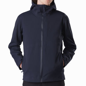 Chaquetas informales con cuello levantado finas formales Softshell de diseño personalizado con estilo para hombre, nuevo diseño, gran oferta, chaqueta impermeable al por mayor - Product Image 2