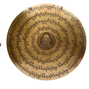 Gong Hecho a mano Monasterio tibetano Templo Gongs para oraciones religiosas Terapia de sonido Yoga Meditación al por mayor Precio barato - Product Image 2