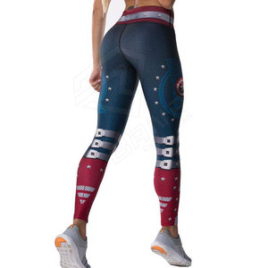 Yoga Gym Wear Mujeres Levantamiento de pesas Leggings Deportes 100% Algodón Compresión Medias sin costuras Mujer Leggings - Product Image 6