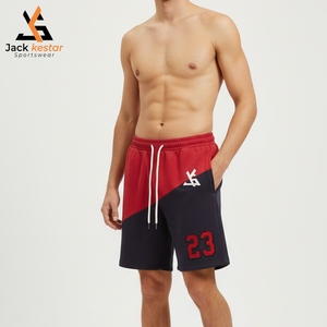 Pantalones Cortos Deportivos Casuales de Poliéster/Algodón Transpirables al por Mayor con Logotipo Personalizado, de Secado Rápido, Impermeables y de Alta Calidad para Hombre - Product Image 1