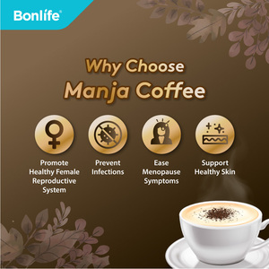 Manja กาแฟสำเร็จรูปพร้อม Manjakani & kacip Fatimh ครีมเปรี้ยวมีคาเฟอีน1กล่อง - Product Image 2