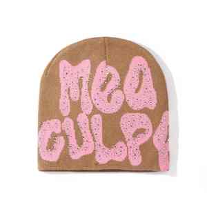 Gorro de Invierno Personalizado de Alta Calidad, Gorro Acrílico Cálido de Invierno con Pedrería, Hecho en Fábrica, para Hombre - Product Image 4