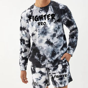 Nouveauté été personnalisé Vêtements de sport de jogging en coton Survêtement de gym et short 2 pièces Ensemble de t-shirts pour hommes - Product Image 1