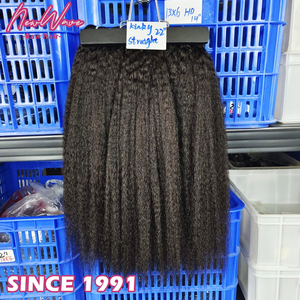 NewWave Rohhaar-Lieferant für Indisches Haar: 100% Natürliches Jungfrauenhaar, Großhandel Unbehandeltes <span class=keywords><strong>Kinky</strong></span> Weaving Echthaar, 9A/10A Qualität Super - Product Image 3