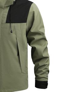 Chaqueta Cortavientos Impermeable de Softshell Tejida para Hombre, con Logotipo Personalizado al por Mayor, para Exteriores, 2026 - Product Image 3