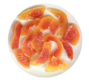 Papaye séchée douce avec saveur naturelle Fabricant en gros au Vietnam Couleurs naturelles de papaye rouge jaune Meilleur choix Snack - Product Image 1