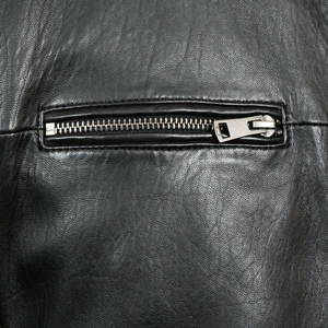 Chaqueta de motociclista de cuero genuino negro puro para hombre con chaqueta de motociclista de cuero de carreras protegida CE blindada para hombre - Product Image 4