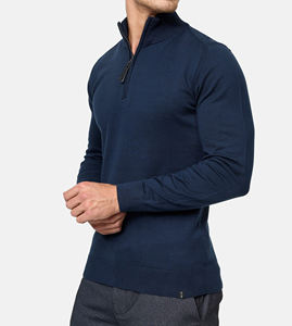 Factory Custom Logo 100% Merino Wool Sweater Men's Base Plain Crew Neck Pullover Sweater <b>Jumper</b> for Man Hoodies & Sweatshirts - Product Image 3