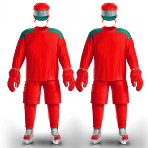 Uniforme de hockey sobre hielo de diseño personalizado de buena calidad para equipo deportivo use su propio logotipo uniforme de hockey sobre hielo - Product Image 4