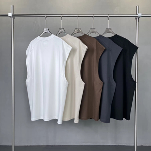 Débardeur de sport sans manches personnalisé avec logo, de haute qualité, respirant, séchage rapide, style vintage, pour hommes, personnalisable - Product Image 2