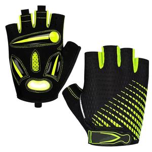 Gants de vélo antidérapants de qualité supérieure à demi-doigts pour hommes et femmes, équipement de sport respirant pour hommes et femmes - Product Image 1