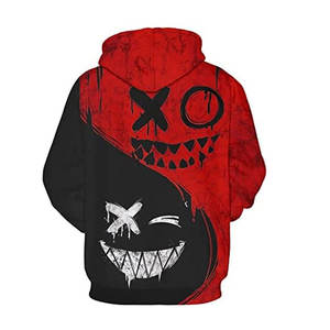 Hoodie sans manches unisexe en polaire imprimé par transfert thermique, personnalisé, antibactérien, doux, léger, en polyester, pour le sport et l'entraînement, OEM ODM - Product Image 2