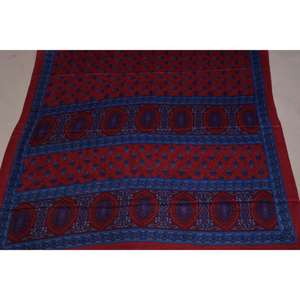 ชุดส่าหรีลายดอกไม้สไตล์วินเทจลายโบฮีเมียน5หลาสำหรับงานตัดเย็บงานปะผ้าควิลท์งานตัดเย็บเสื้อผ้างานฝีมือสำหรับฤดูใบไม้ร่วงแบบ DIY - Product Image 2