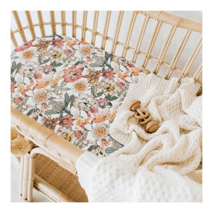 Berceau pour bébé dernière mode avec drap-housse pour berceau mobilier de chambre à coucher literie en tissu tricoté pour garçons et filles - Product Image 5