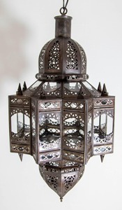 Traditional Style <b>Black</b> Designer Hanging <b>Lantern</b> Decorative Lighting for Living Room Hallway and Gifting Purpose Use From India - Product Image 3