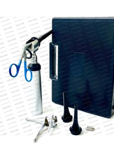 Otoscope <b>Kit</b> with Alligator Forceps Specula Extra Bulbs Veterinary ENT Diagnostics Instrument <b>Kit</b> Tool for <b>Doctors</b> by Vaslcare - Product Image 4