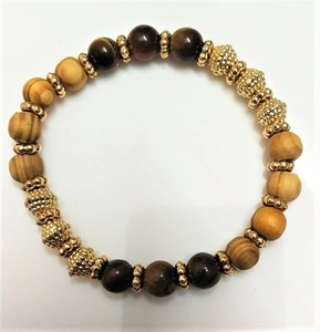 Pendientes de aro geométricos de gota redonda Natural hechos a mano de paja de ratán tejido chapado en oro Vintage europeo para joyería de mujer - Product Image 3