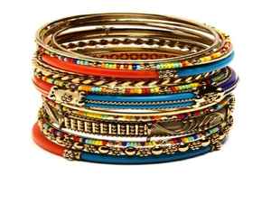 Conjunto de pulseras de metal de moda: brazaletes de latón modernos y elegantes para amantes de la moda Los más vendidos - Product Image 3