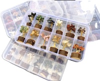Boîte à bijoux arbre de vie en cristal naturel Offre Spéciale de meilleure qualité, coffret de 12 arbres cadeau arbre de vie