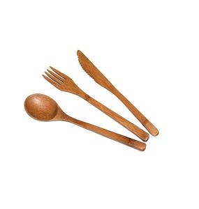 Admirable Design Table Decor Flatware Set Spoon Fork <b>Knife</b> Exclusive Quality Stainless Steel and Wooden Cutlery Set - Product Image 6