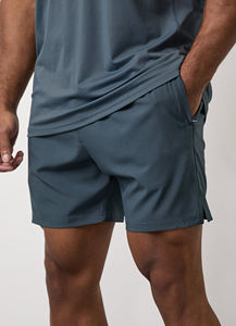 Shorts de sport pour hommes personnalisés, séchage rapide, coton/polyester, vintage, nouvelle arrivée, entraînement, jogging, vêtements de sport OEM, vente en gros, poches - Product Image 3