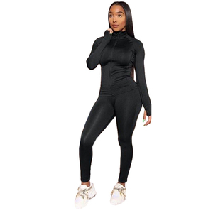 Survêtement à capuche pour homme, ensemble de jogging sport 100% coton avec veste et pantalon de survêtement pour la saison d'automne, deux pièces - Product Image 2