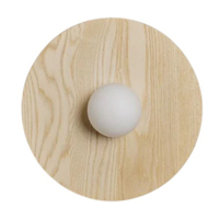 Lampe murale LED moderne et élégante en fer avec abat-jour en papier mâché pour chambre à coucher, salon et décoration d'hôtel
