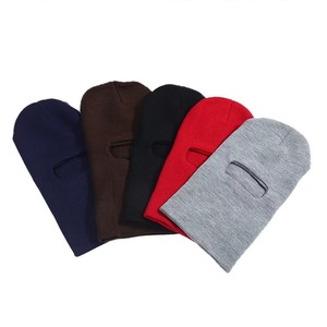 Custom wholesale 1 Hole Knitted Full Face Ski Mask Winter Balaclava Face Cover Mask Hat <b>Neck</b> <b>Warmer</b> balaclava <b>for</b> <b>Men</b> Women - Product Image 5