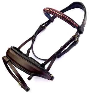 Brida de caballo MEJOR cuero genuino de alta calidad - Product Image 4