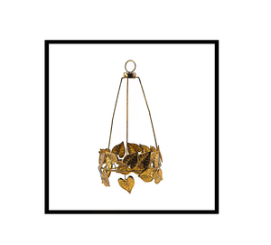 Modern metal Golden Finished <b>candle</b> <b>stand</b> for Eid festive decor and for Eid festive decor and Ramadan Kareem - Product Image 1