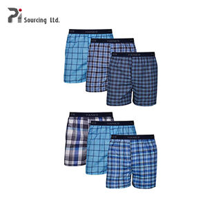 Calzoncillo bóxer de LICRA para hombre, ropa interior tejida a rayas, diseño personalizado, varios diseños, 100% algodón - Product Image 4