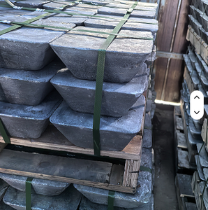 Lingote de Antimonio al Precio Más Bajo 99.90%, 99.85%, 99.65%, Aleación de Plomo y Antimonio en Venta - Product Image 1