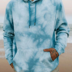 Sudaderas Ecológicas de Venta Caliente, Resistentes al Viento, Lisas, Teñidas, 100% Algodón, con Capucha, para Hombre, Servicio OEM - Product Image 2