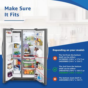 Nueva Tapa para el Contenedor Superior del Refrigerador Frigidaire (240599301) - Plástico - Product Image 3