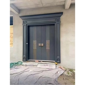 Conception minimaliste Portes d'entrée électriques à ouverture latérale pour l'école Application de cuivre en aluminium avec isolation phonique - Product Image 5